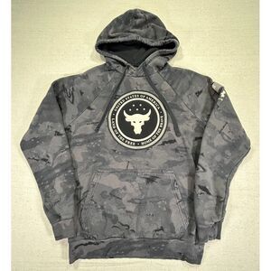 X-Project Rock Under Armour Men's‎ Small Camo Hoodie Freedom Respect Pullover